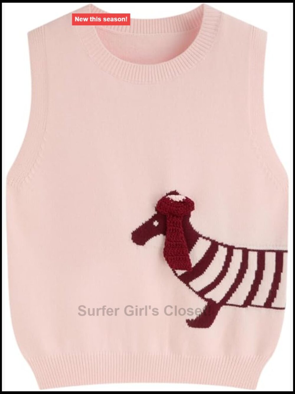 Sleeveless Knit Sweater Vest Crop Tank Top Casual Fall Outfit